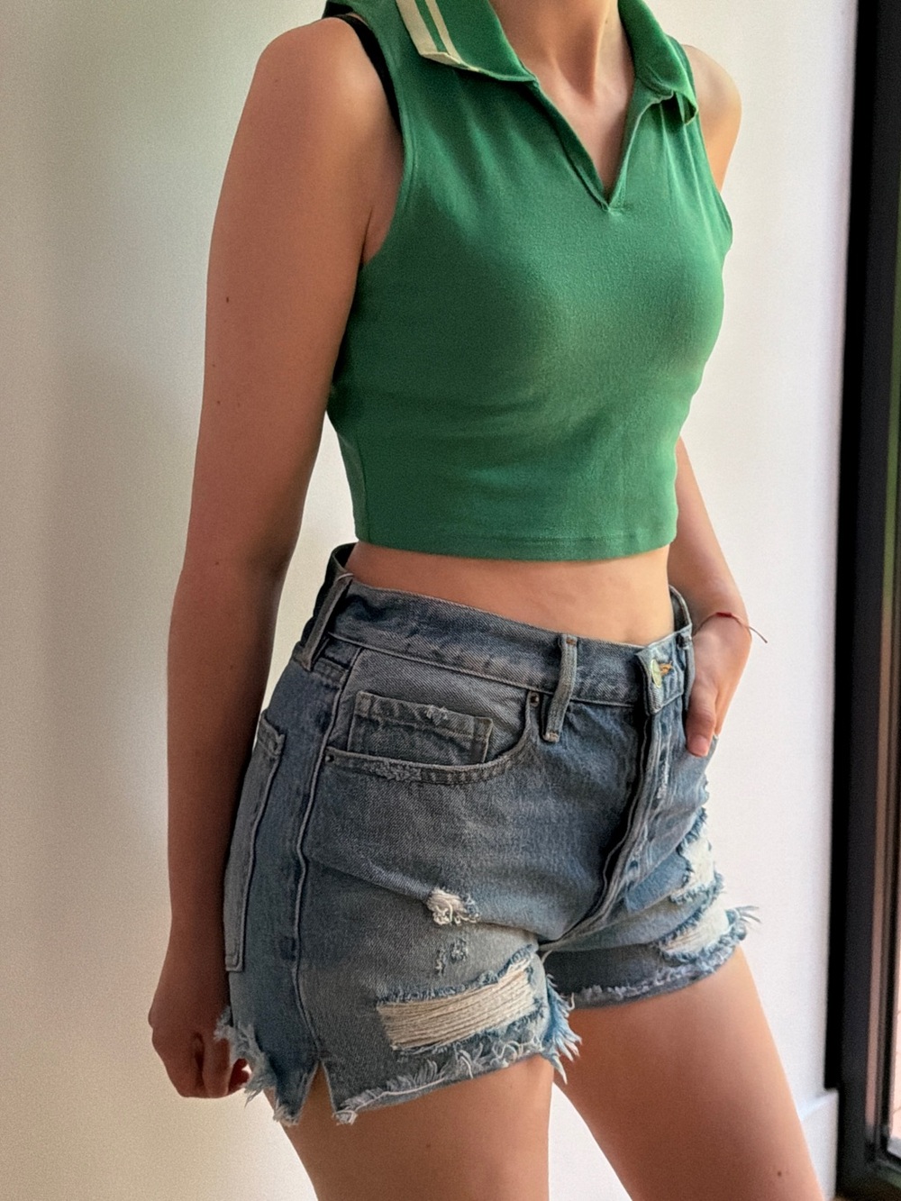 Frame Denim Le Original short Re Release Troubadour - 28 - Picture 4 of 17